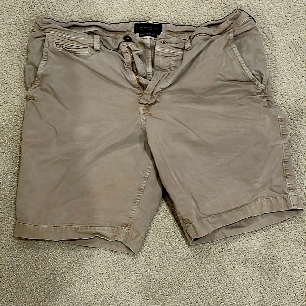 Tan Kahki Dress Shorts